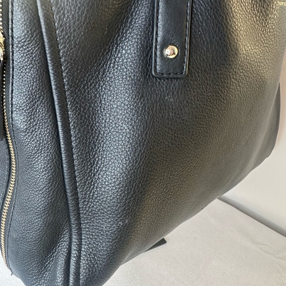 KATE SPADE Cobble Hill Black Pebbled Leather Expandable Tote - Picture 9 of 15